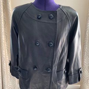 Black Leather Jacket - Never worn